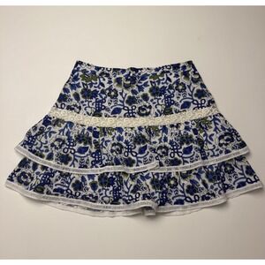 Senlis Cotton Mini Skirt - Size Small